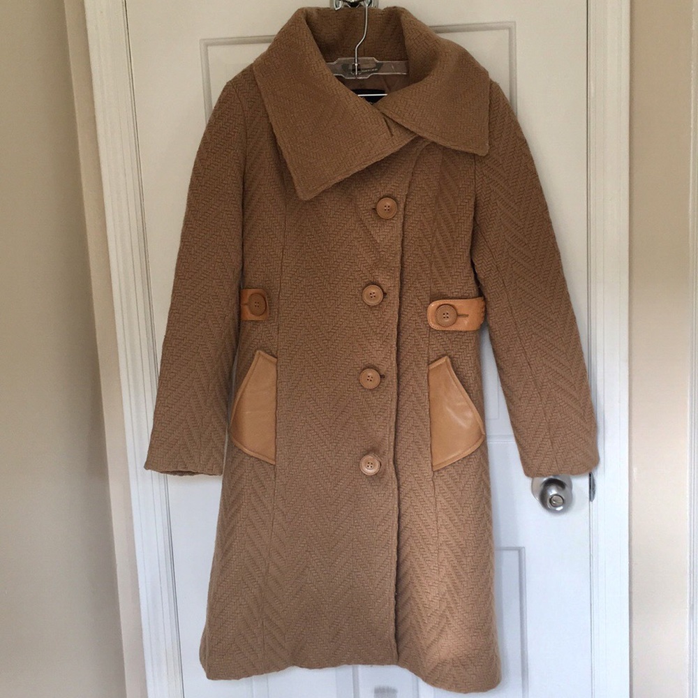 Mackage Tan Wool Coat (sz Small)